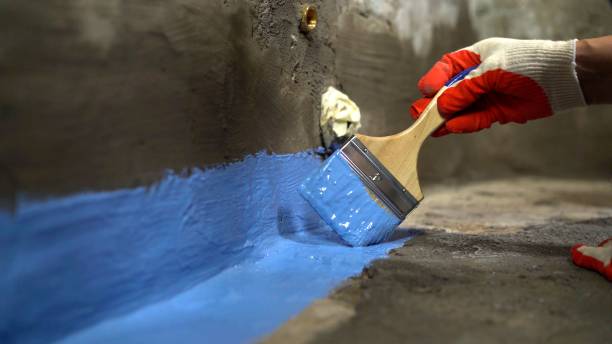 Commercial Exterior Waterproofing project at a Fillmore, NY business property by SJ Waterproofing Pros